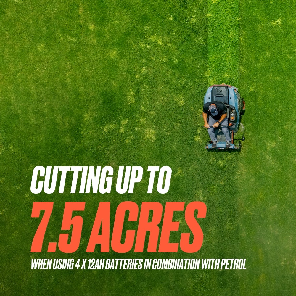 X6 60V 107cm (42″) Zero Turn HYBRID Ride On Mower