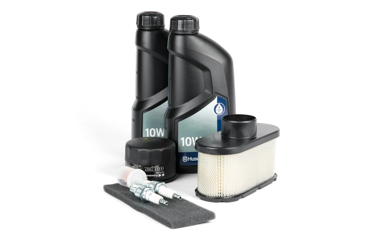 Maintenance kit – pre air filter, air filter, fuel filter, oil filter, spark plug (x2) and motor oil (x2) – 100h