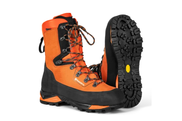 Husqvarna Protective leather boots with saw protection, Technical 24 AU/NZ 9.5