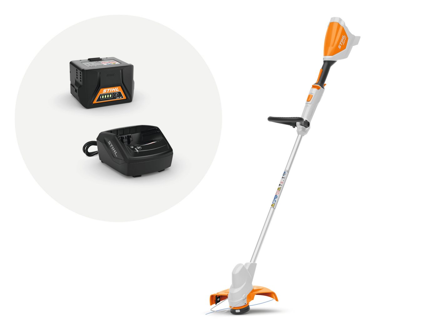 STIHL FSA 57 Battery Grass Trimmer AK System With Battery and Charger, FSA57