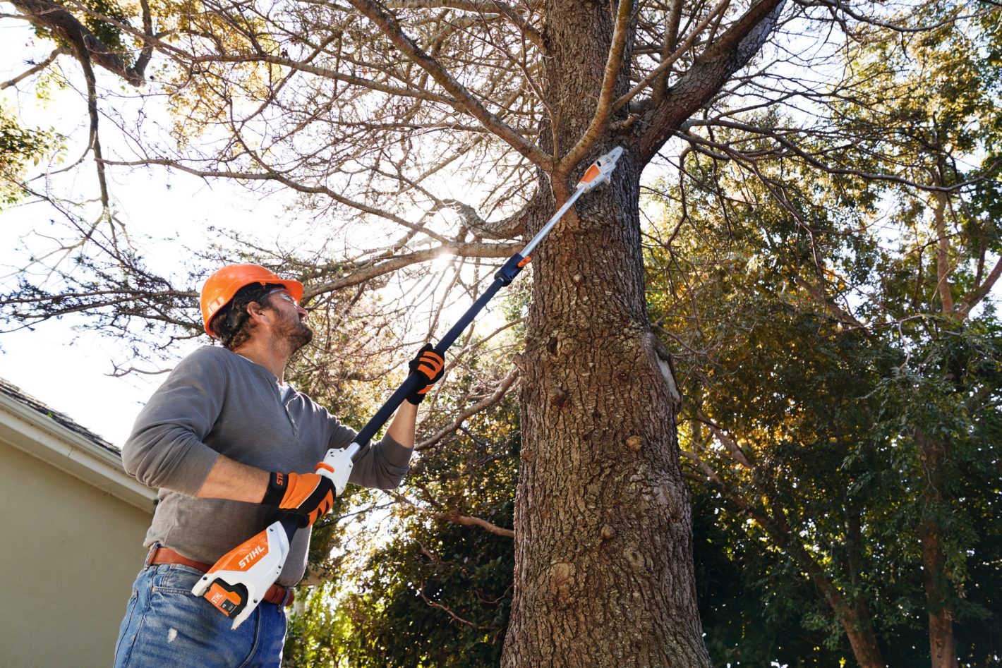 STIHL HTA 50 Battery Pole Pruner AK System Skin Only, HTA50