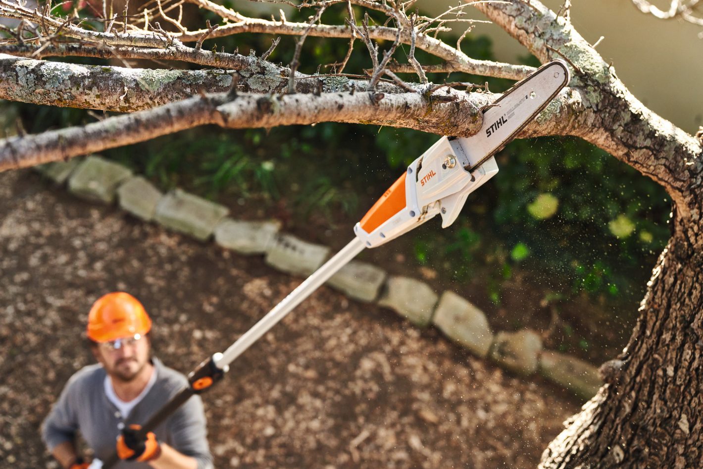STIHL HTA 50 Battery Pole Pruner AK System Skin Only, HTA50