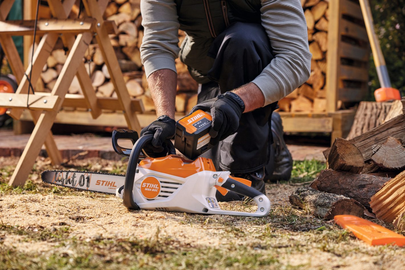STIHL MSA 80 Battery Chainsaw AK System Skin Only, MSA80